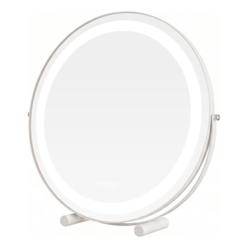 Brilagi - Oglindă de machiaj LED reglabilă FLORIDA LED/17W/230V 3000/4000/6500K Ø 42 cm albă