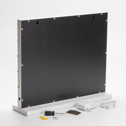 BRILAGI - Oglindă de machiaj LED reglabilă HOLLYWOOD LED/15W/230V CCT + USB albă