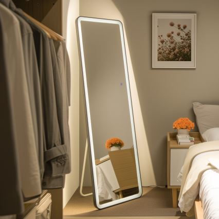 Brilagi - Oglindă de podea ELEGANZA LED/42W/230V 160x50 cm IP44 CRI 90 dimmabilă + CCT
