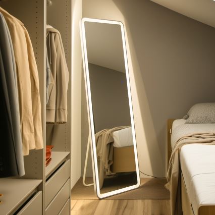Brilagi - Oglindă de podea ELEGANZA LED/42W/230V 160x50 cm IP44 CRI 90 dimerizabilă + CCT