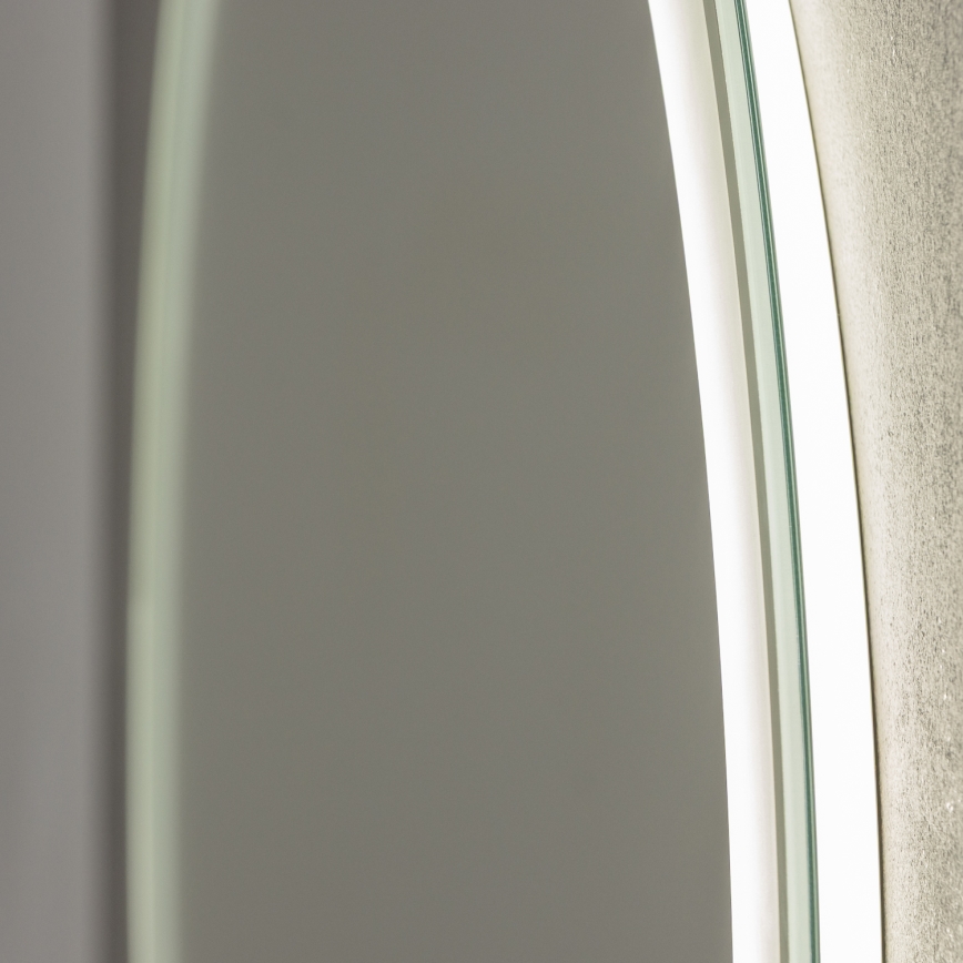 Brilagi - Oglindă de baie încălzită LED RGBW AVA PRO LED/18W/230V Ø 60 cm IP44 CRI 90 reglabilă + CCT