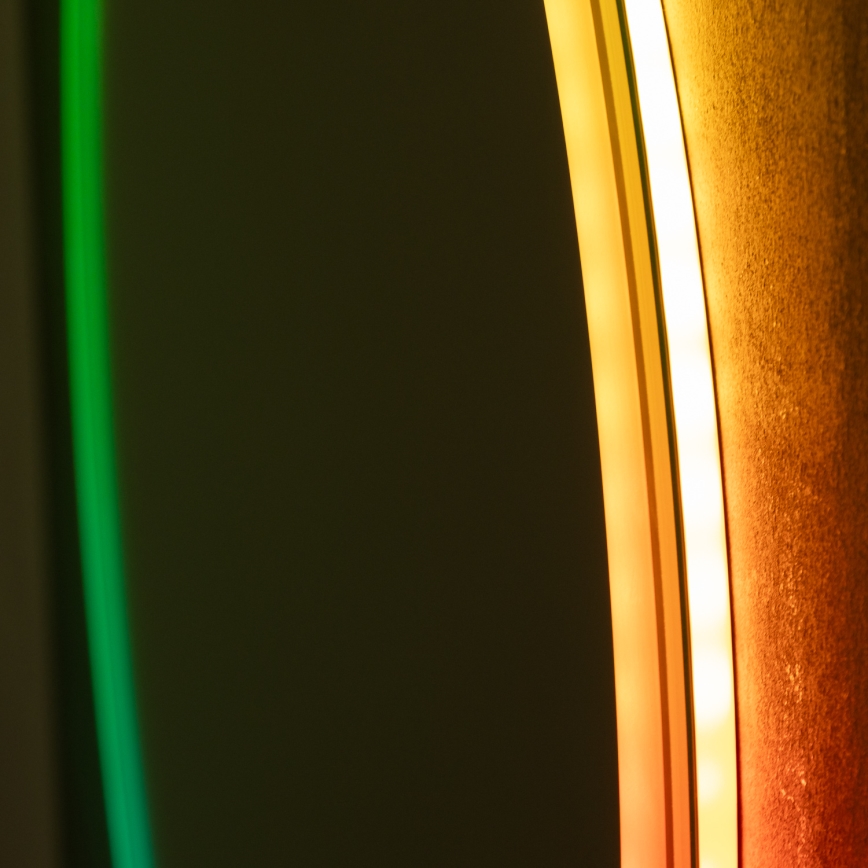 Brilagi - Oglindă de baie încălzită LED RGBW AVA PRO LED/18W/230V Ø 60 cm IP44 CRI 90 reglabilă + CCT