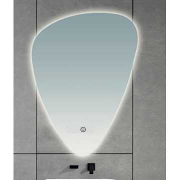 Brilagi - Oglindă LED de baie GOCCIA LED/19W/230V 67x50 cm IP44 CRI 90 reglabilă + CCT