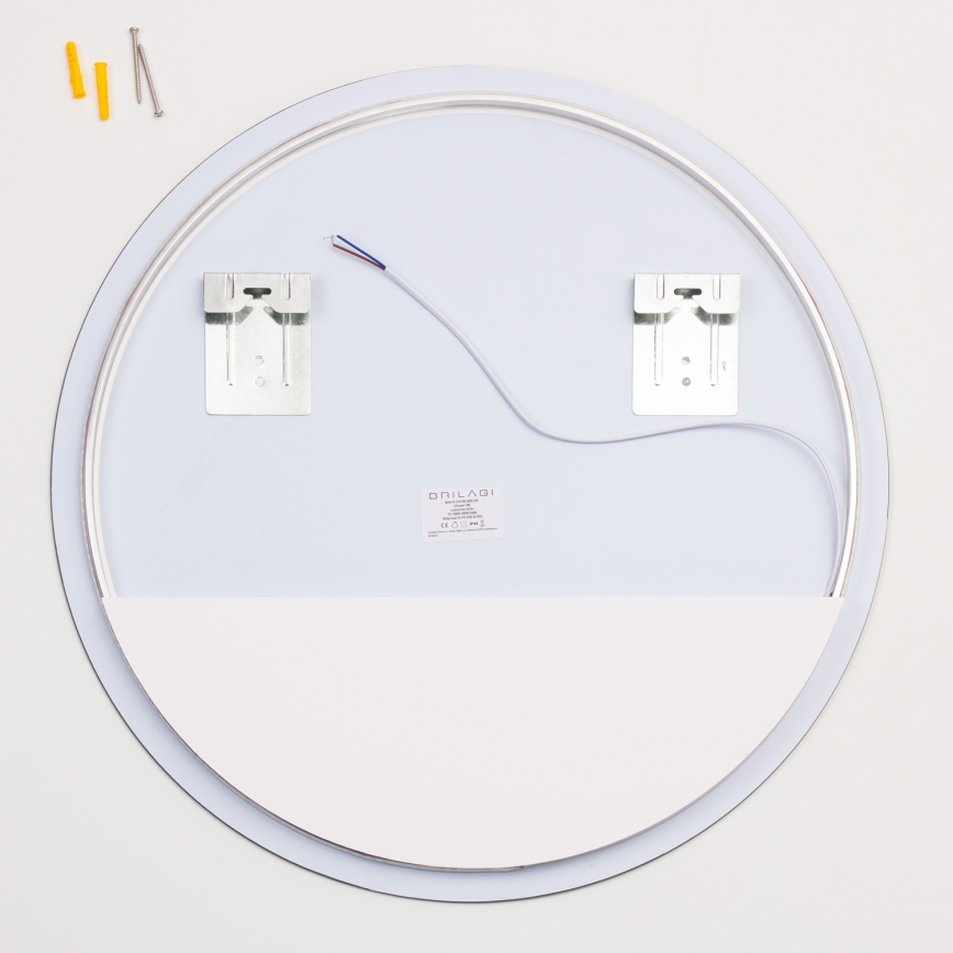 Brilagi - Oglindă LED pentru baie LUNA LED/19W/230V Ø 60 cm IP44 CRI 90 dimmabilă + CCT