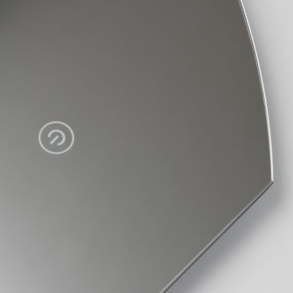 Brilagi - Oglindă LED pentru baie MEZZO, 18 W, 230 V, 60 x 50 cm, IP44, CRI 90, dimabilă + CCT (temperatură de culoare reglabilă)