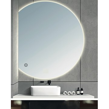 Brilagi - Oglindă LED de baie MEZZO, 80 x 70 cm, 25 W, 230 V, IP44, CRI 90, reglabilă (dimmabilă) + CCT
