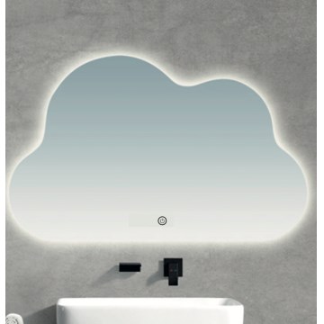Brilagi - Oglindă LED de baie NUVOLA, 19W, 230V, 37x60 cm, IP44, CRI 90, reglabilă + CCT
