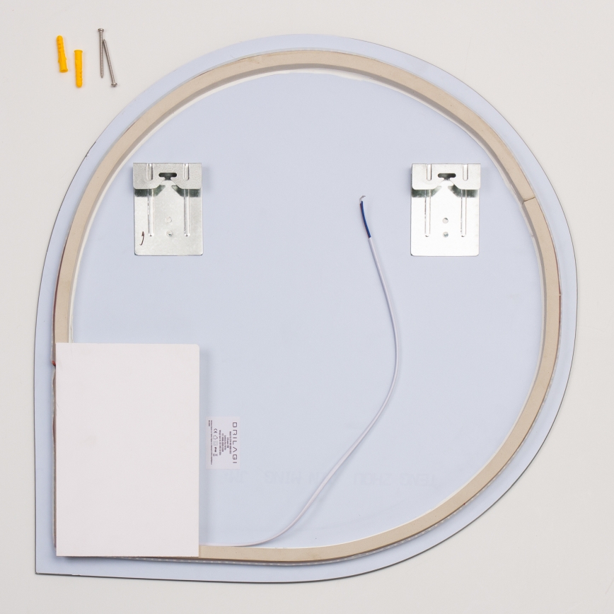 Brilagi - Oglindă LED pentru baie RICADI, LED 19W/230V, 60x60 cm, IP44, CRI 90, reglabilă + CCT
