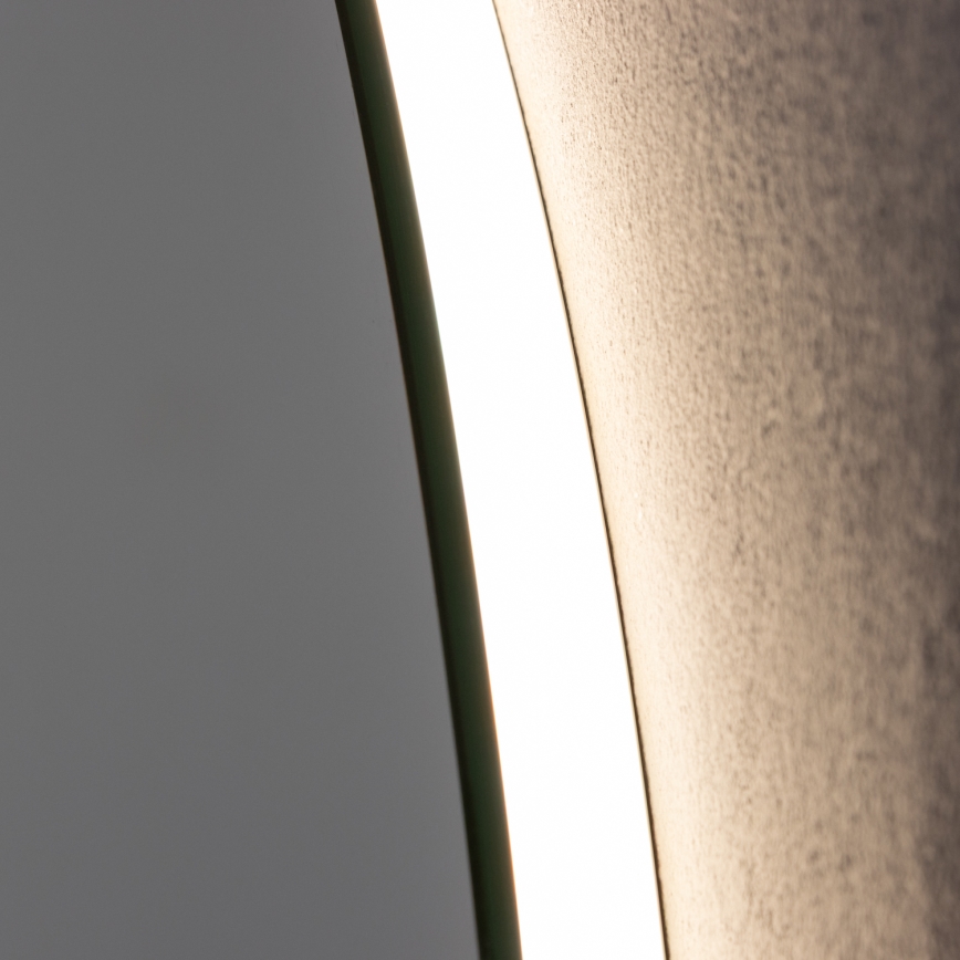 Brilagi - Oglindă LED de baie încălzită DEMI PRO, 20W, 230V, Ø 60 cm, IP44, CRI 90, dimabilă + CCT