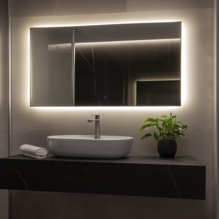 Brilagi - Oglindă de baie LED LUCE, 36W/230V, 60x120 cm, IP44, CRI 90, dimmabilă + CCT