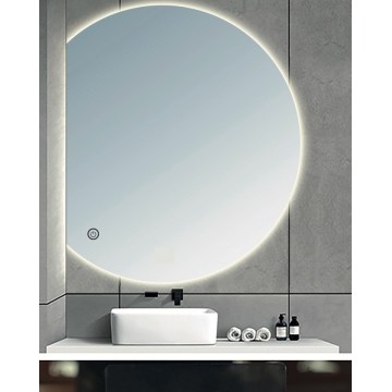 Brilagi - Oglindă LED pentru baie MEZZO, 18 W, 230 V, 60 x 50 cm, IP44, CRI 90, dimabilă + CCT (temperatură de culoare reglabilă)