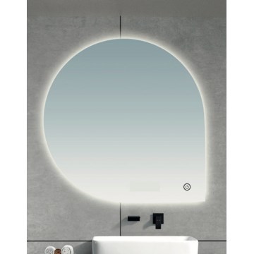 Brilagi - Oglindă LED pentru baie RICADI, LED 19W/230V, 60x60 cm, IP44, CRI 90, reglabilă + CCT