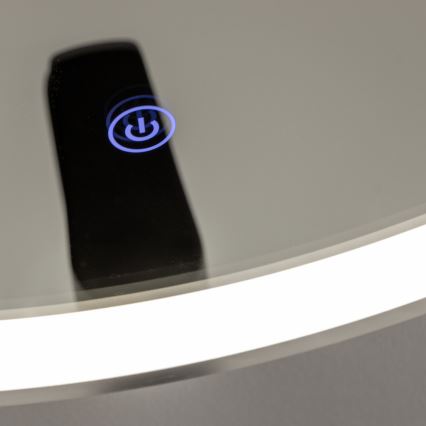 Brilagi - Oglindă LED de baie TORINO LED/19W/230V diametru 60 cm argintie IP44 CRI 90 reglabilă + CCT