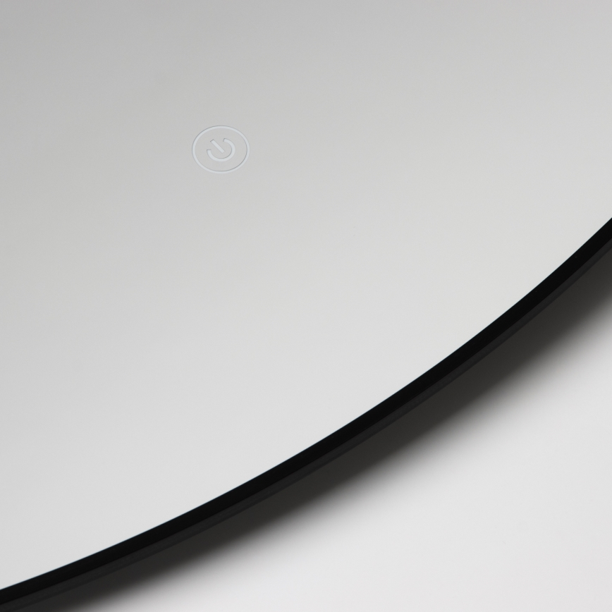 Brilagi - Oglindă de baie LED VENA BLACK, 32W/230V, Ø 100 cm, IP44, CRI 90, reglabilă + CCT