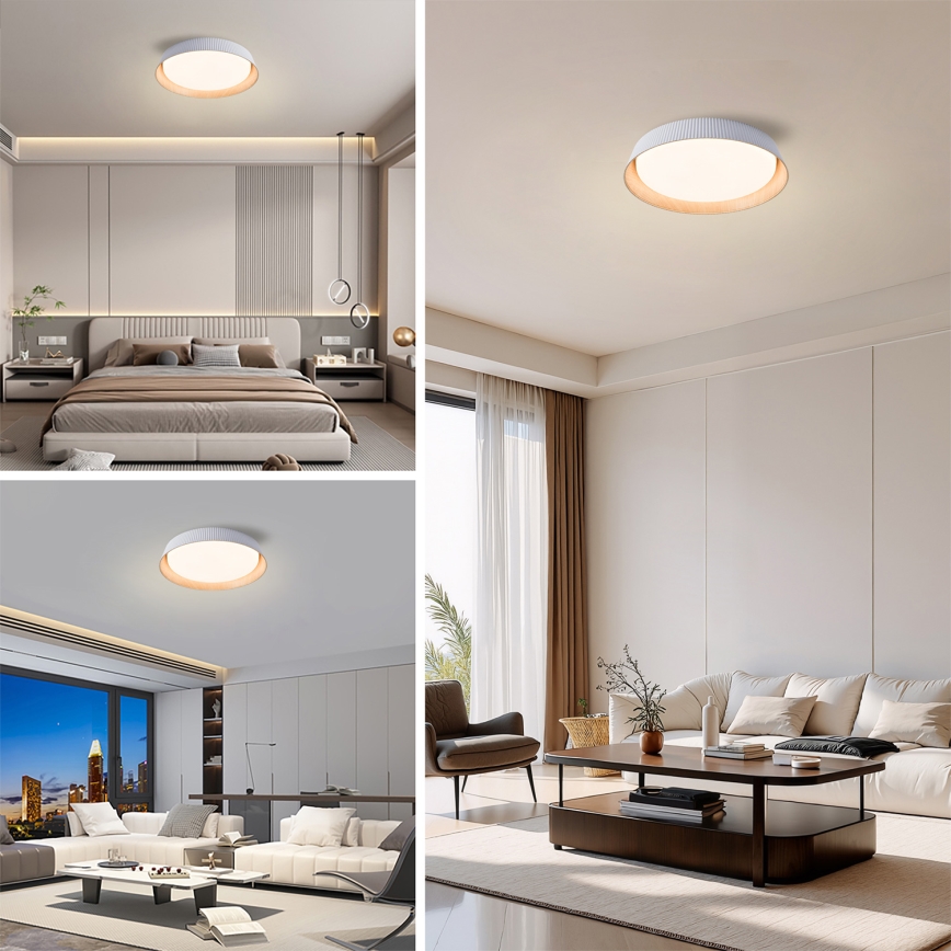 Brilagi - Plafonieră LED reglabilă ORINO LED/54W/230V 3000-6000K albă Ø 43 cm + telecomandă