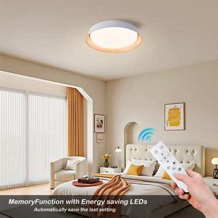 Brilagi - Plafonieră LED reglabilă ORINO LED/54W/230V 3000-6000K albă Ø 43 cm + telecomandă