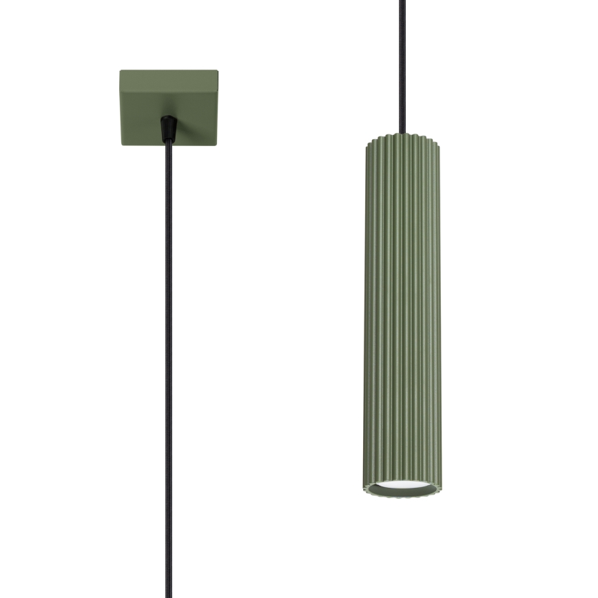 Brilagi - Pendul CRESTO pe cablu 1xGU10/10W/230V verde