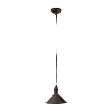 BRILAGI - Pendul cu cablu FORGE 1xE27/60W/230V Ø 22 cm maro