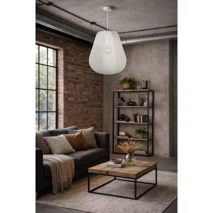 Brilagi - Pendul LED cu cablu ARVEN 1xE27/8W/230V Ø 37 cm, alb