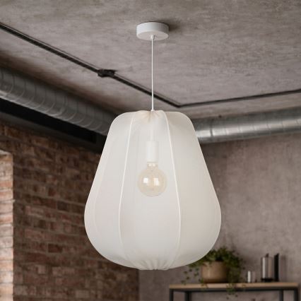 Brilagi - Pendul LED cu cablu ARVEN 1xE27/8W/230V Ø 37 cm, alb
