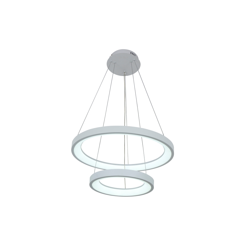 Brilagi - Lampă suspendată LED dimabilă pe cablu FALCON SLIM LED/68W/230V 3000-6500K Ø 50 cm albă + telecomandă