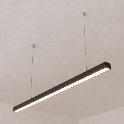 Brilagi - Lampă suspendată LED FULLDAY, 30/40/50W, 230V, 2700/4000/6000K, 150 cm, neagră