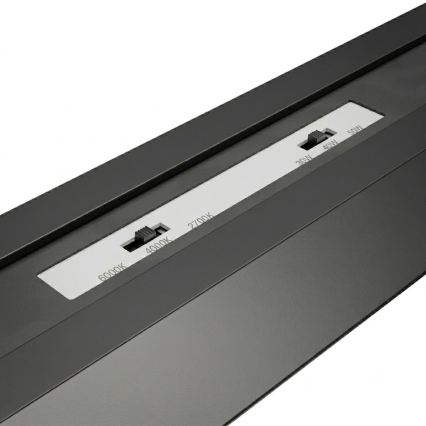 Brilagi - Lampă suspendată LED FULLDAY, 30/40/50W, 230V, 2700/4000/6000K, 150 cm, neagră