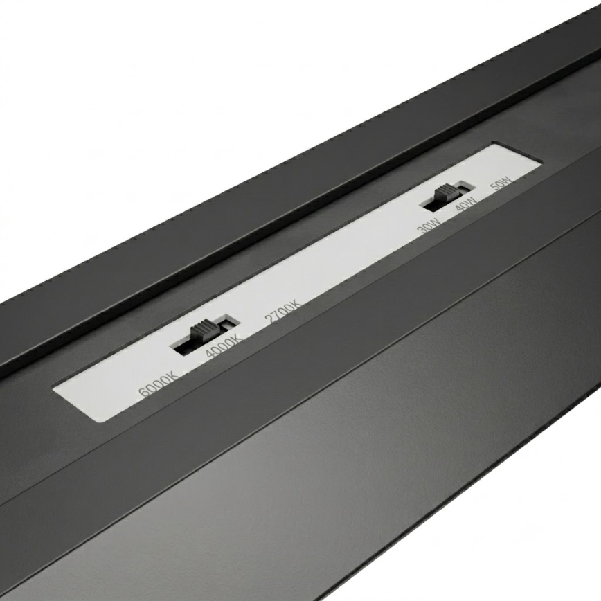 Brilagi - Lampă suspendată LED FULLDAY, 30/40/50W, 230V, 2700/4000/6000K, 150 cm, neagră