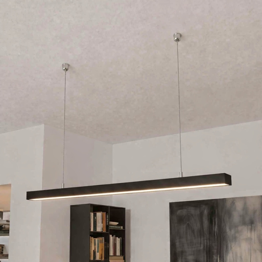 Brilagi - Lampă suspendată LED FULLDAY, 30/40/50W, 230V, 2700/4000/6000K, 150 cm, neagră