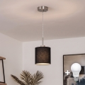 Brilagi - Pendul LED NUBILA pe cablu, 1xE27/60W/230V, Ø 14 cm, negru