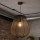 Brilagi - Pendul LED pe cablu ARVEN 1xE27/8W/230V, Ø 37 cm, negru