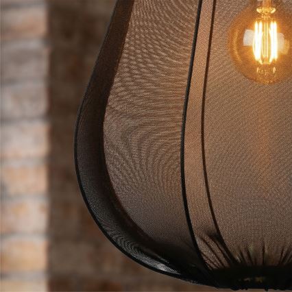 Brilagi - Pendul LED pe cablu ARVEN 1xE27/8W/230V, Ø 37 cm, negru