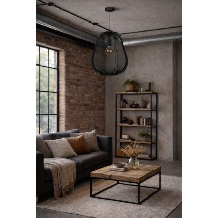 Brilagi - Pendul LED pe cablu ARVEN 1xE27/8W/230V, Ø 37 cm, negru