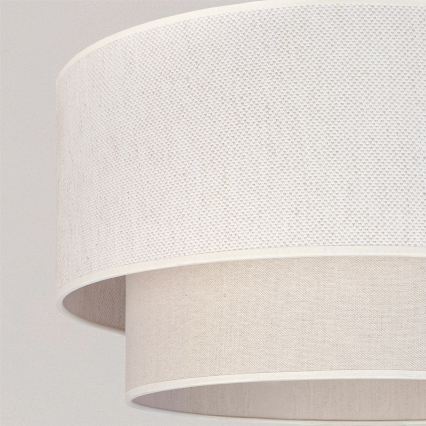 Brilagi - Pendul LED pe cablu BOHO ECO 1xE27/10W/230V Ø 40 cm crem