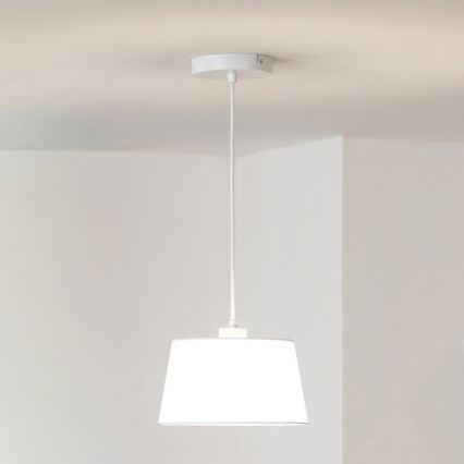Brilagi - Pendul LED pe cablu CERIA 1xE27/40W/230V, Ø 25 cm, alb