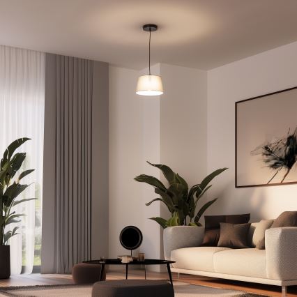 Brilagi - Pendul LED pe cablu CERIA 1xE27/40W/230V, Ø 25 cm, gri