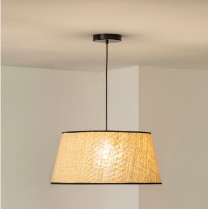 Brilagi - Pendul LED pe cablu CERIA 1xE27/40W/230V Ø 50 cm bej