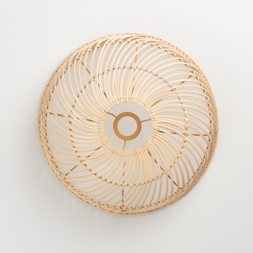 Brilagi - Pendul LED pe cablu CERIA BOHO, 1x E27/40W/230V, Ø 40 cm, ratan