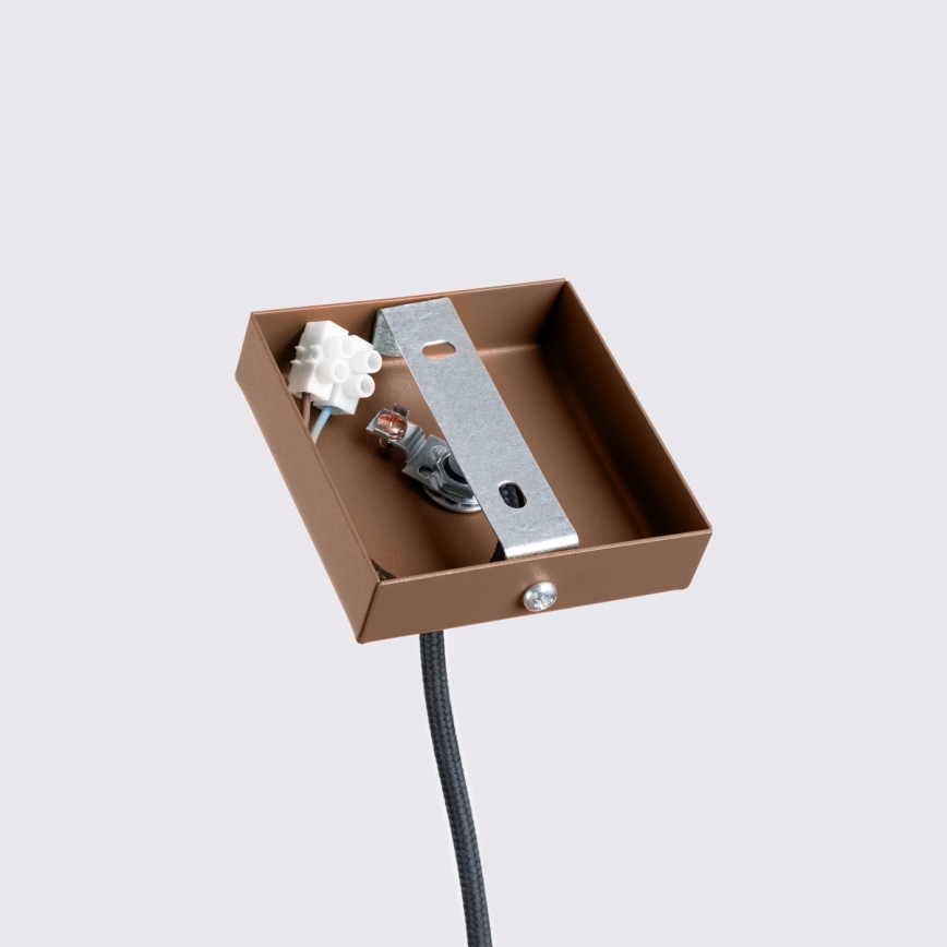 Brilagi - Pendul LED pe cablu CRESTO 1xGU10/10W/230V maro