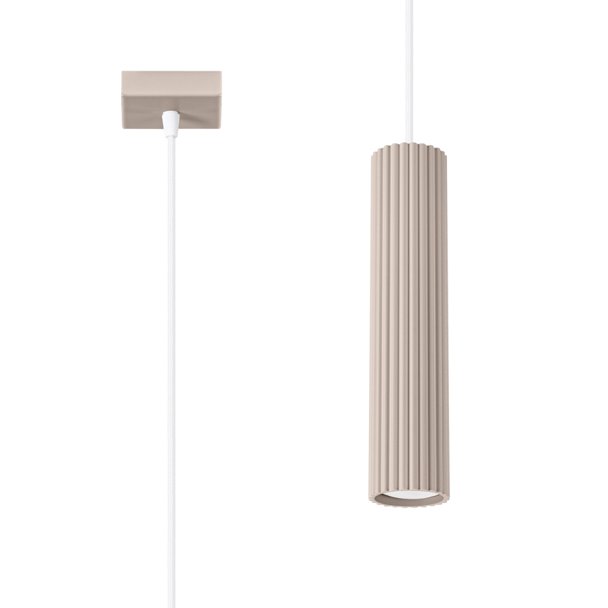 Brilagi - Pendul LED pe cablu CRESTO 1xGU10/10W/230V taupe
