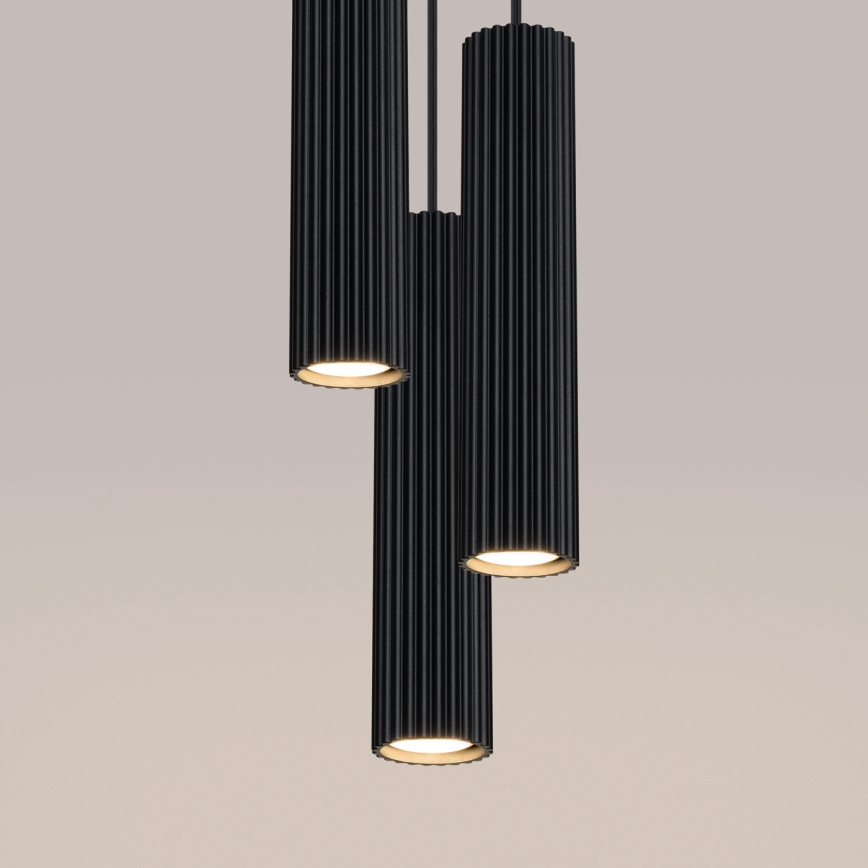 Brilagi - Pendul LED pe cablu CRESTO 3xGU10/10W/230V negru
