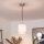 Brilagi - Pendul LED pe cablu NUBILA 1xE27/60W/230V Ø 14 cm roșu/alb
