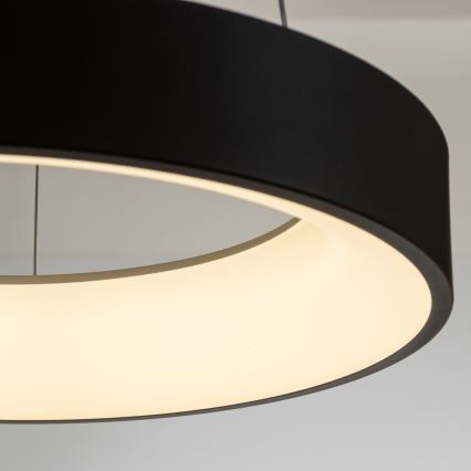 Brilagi - Lustră LED dimabilă suspendată pe cablu FALCON LED/40W/230V 3000-6500K Ø45 cm negru + telecomandă