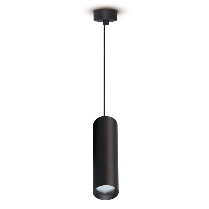 Brilagi - Lustră LED RGBW reglabilă SELE, suspendată pe cablu, 1x GU10/4,8W/230V 3000K, neagră + telecomandă