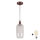 Brilagi - Pendul LED suspendat pe cablu RETRO GLASS 1xE27/60W/230V Ø 14 cm cupru/alb