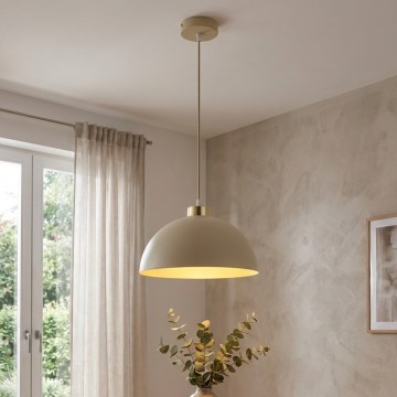 Brilagi - Pendul pe cablu, 1x E27, 60 W, 230 V, Ø 30 cm, bej/auriu