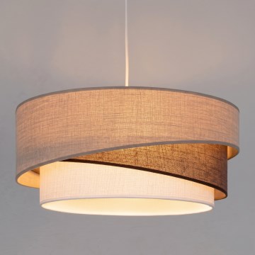 Brilagi - Pendul pe cablu ARROW 1xE27/60W/230V Ø 45 cm bej/maro/alb