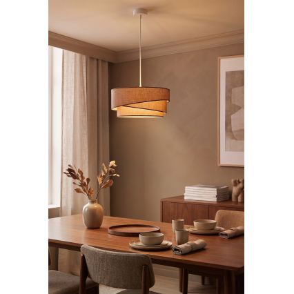Brilagi - Pendul pe cablu ARROW 1xE27/60W/230V, Ø 45 cm, maro