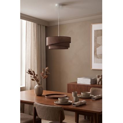 Brilagi - Pendul pe cablu ARROW 1xE27/60W/230V, Ø 45 cm, maro