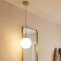 Brilagi - Pendul pe cablu MILO ECRU 1xE27/60W/230V bej/auriu